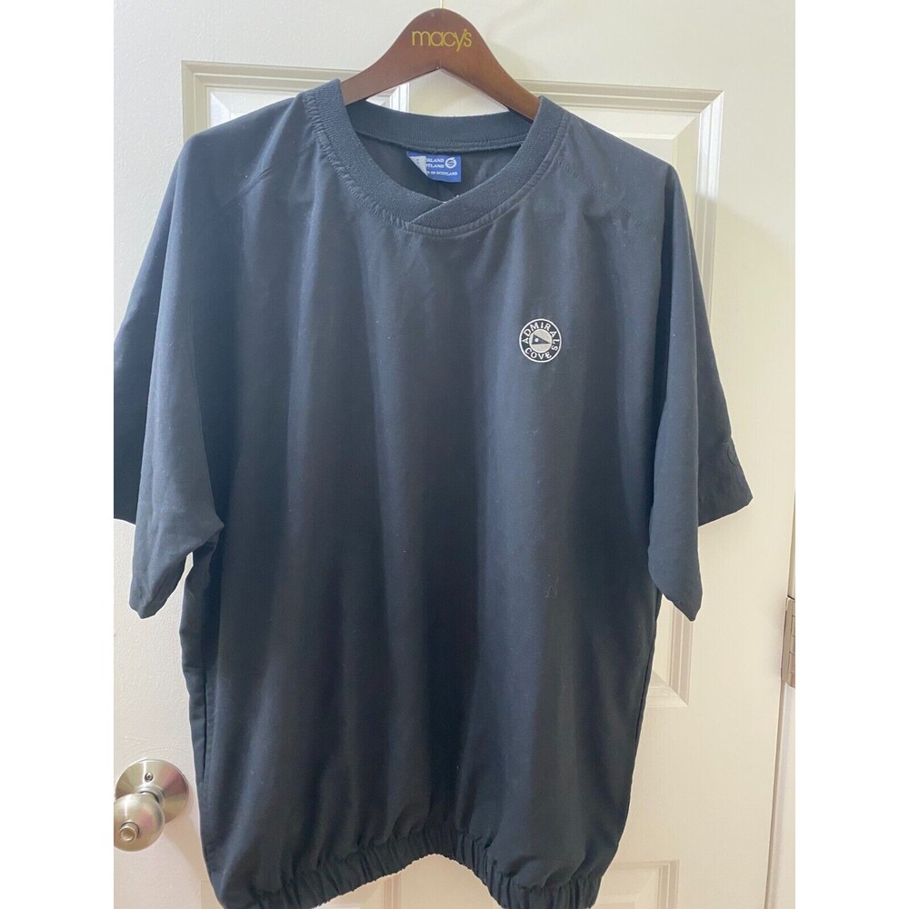 Sunderland Of Scotland M Pullover Windbreaker Short Sleeve Masters Jacket Golf